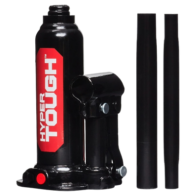 Hyper Tough T90203W Bottle Jack, 2 Ton Black