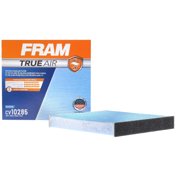FRAM CV10285 TrueAir Premium Cabin Air Filter with N95 Grade Filter Media for Select Toyota Vehicles