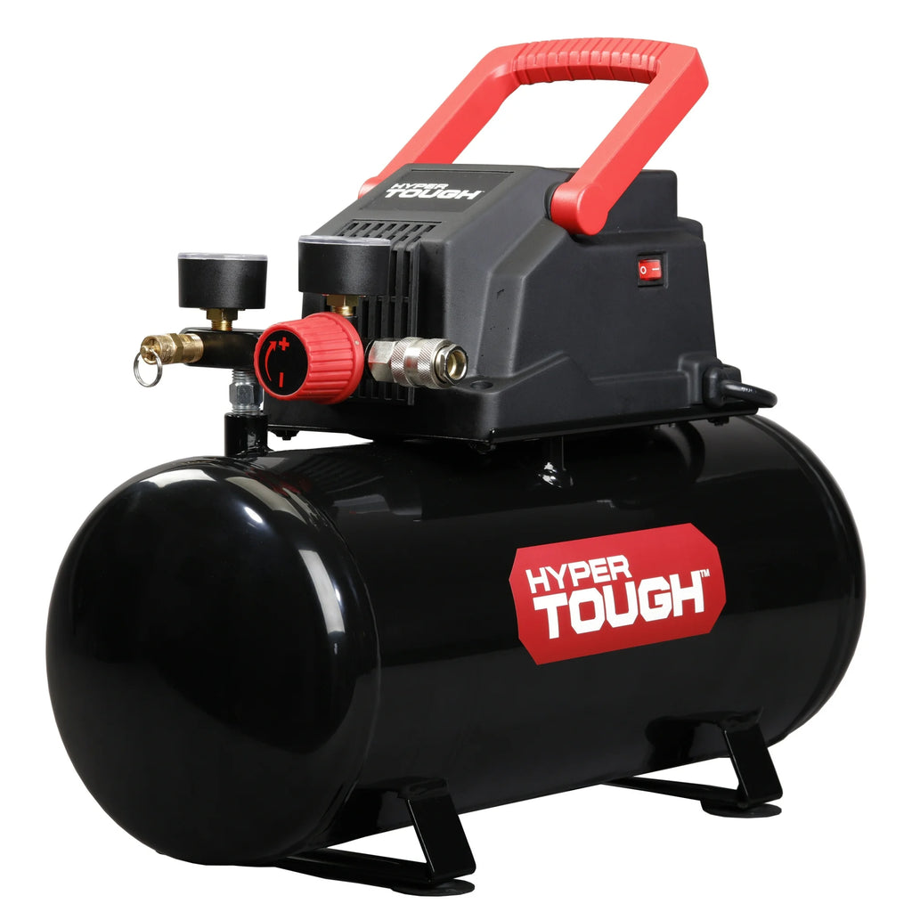 Hyper Tough Black 100 PSI Oil-free Portable Air Compressor 3 gal