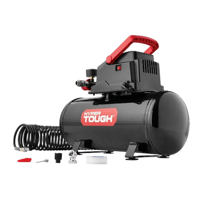 Hyper Tough Black 100 PSI Oil-free Portable Air Compressor 3 gal