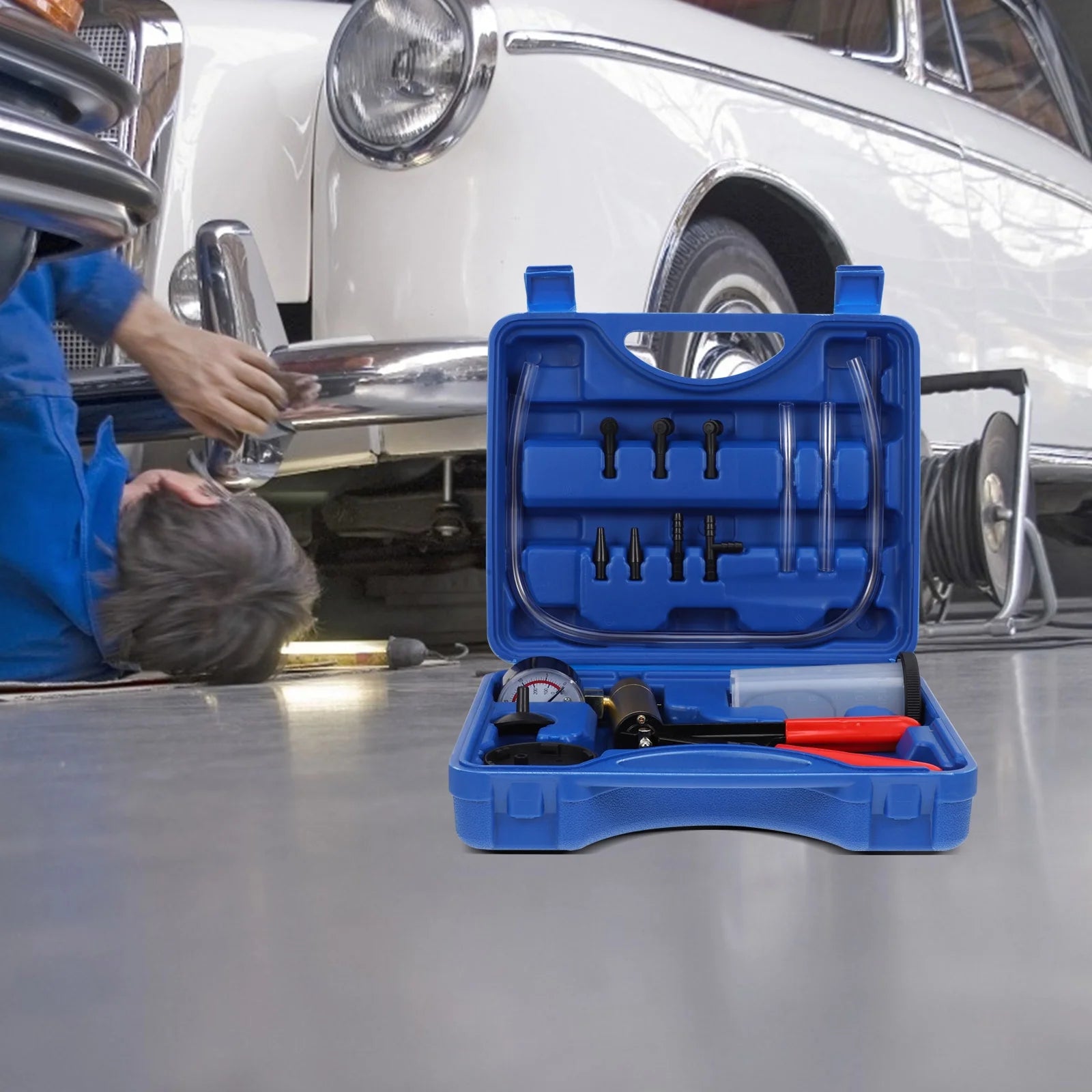 Hand Vacuum Pump Car Tool Hand-held Vacuum Pump Brake Tools Fluid Bleeder Vacuum Suction Tool