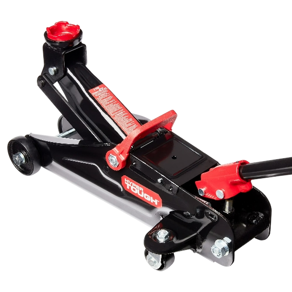 Hyper Tough T82011W Trolley Jack, 2 Ton Black and Red