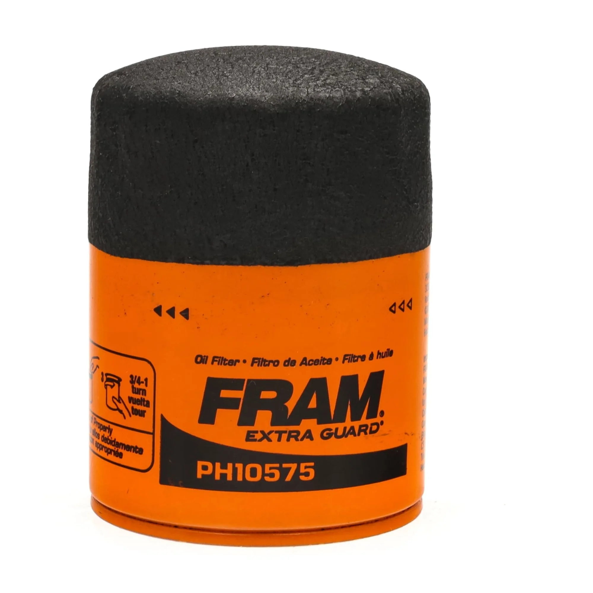(3 pack) FRAM Extra Guard Oil Filter, PH10575, 10K Miles, Replacement Oil Filter Fits Select Vehicles