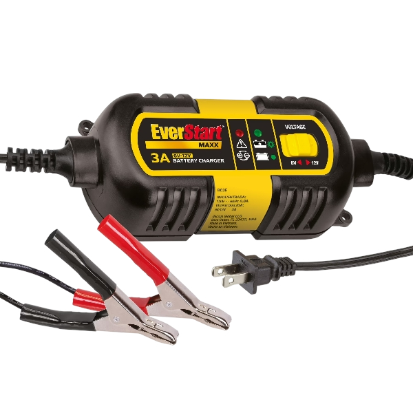 EverStart MAXX 3 Amp 6V12V Automotive Battery Charger (BC3E) - New