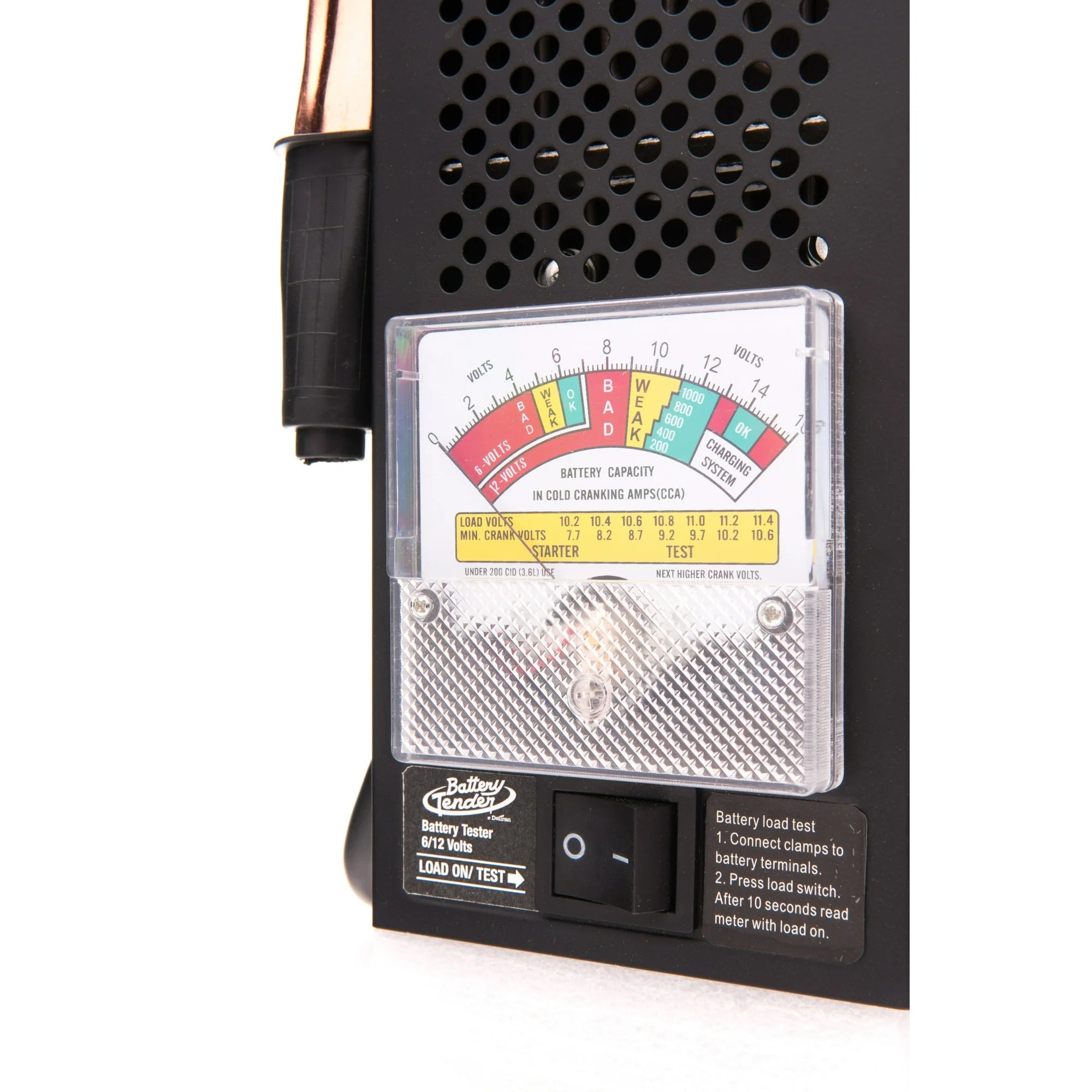 Battery Tender 12V/6V Battery Load Tester - 100A/50A Battery Health & Starter Motor Tester