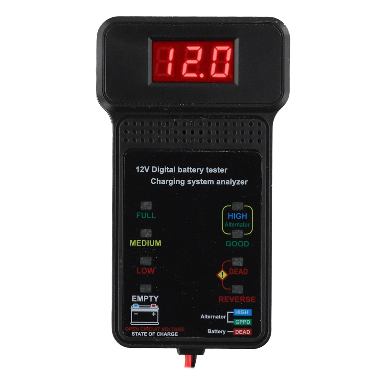 12V Battery Tester 100-2000CCA Car Electric Quantity Detector Diagnostic Tool