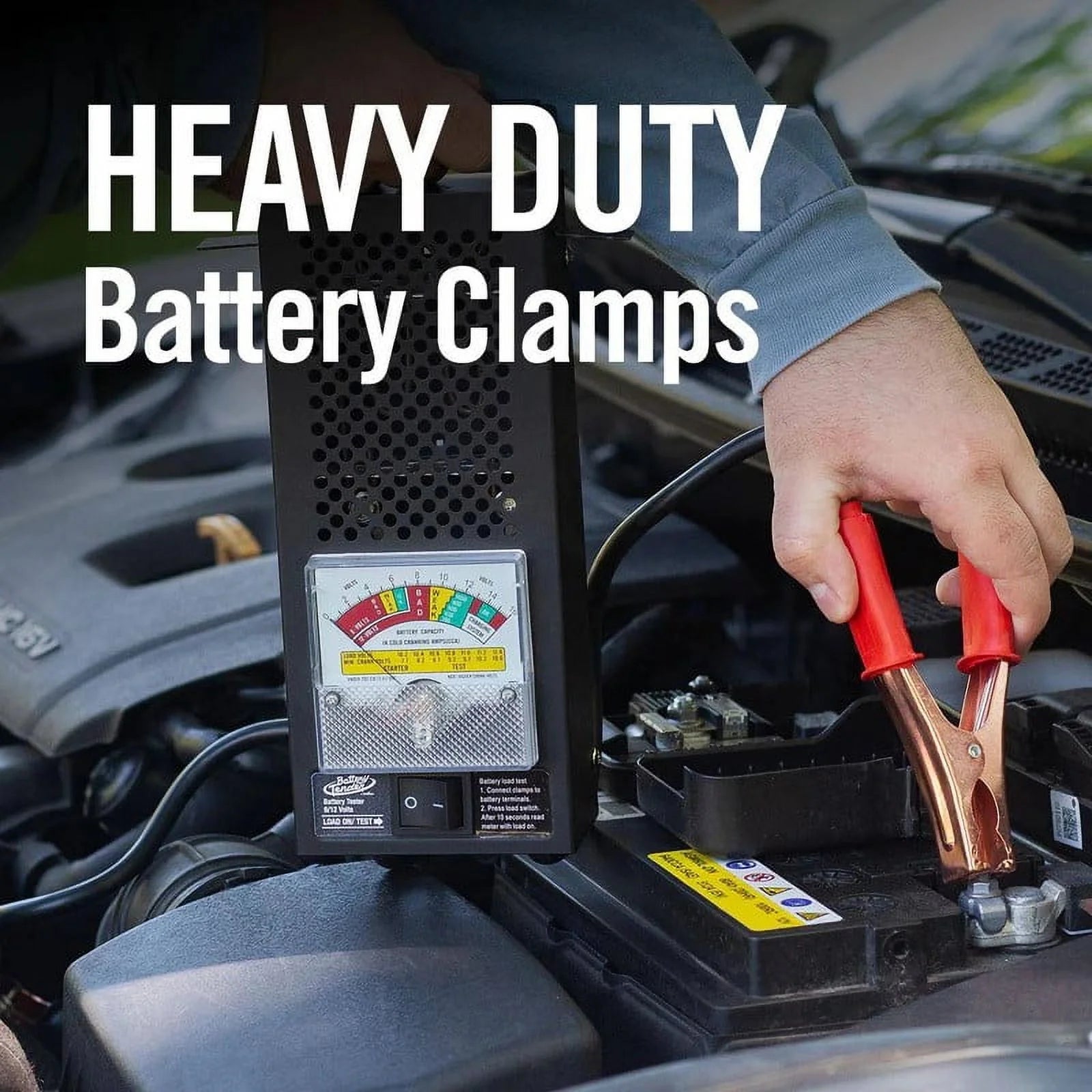 Battery Tender 12V/6V Battery Load Tester - 100A/50A Battery Health & Starter Motor Tester