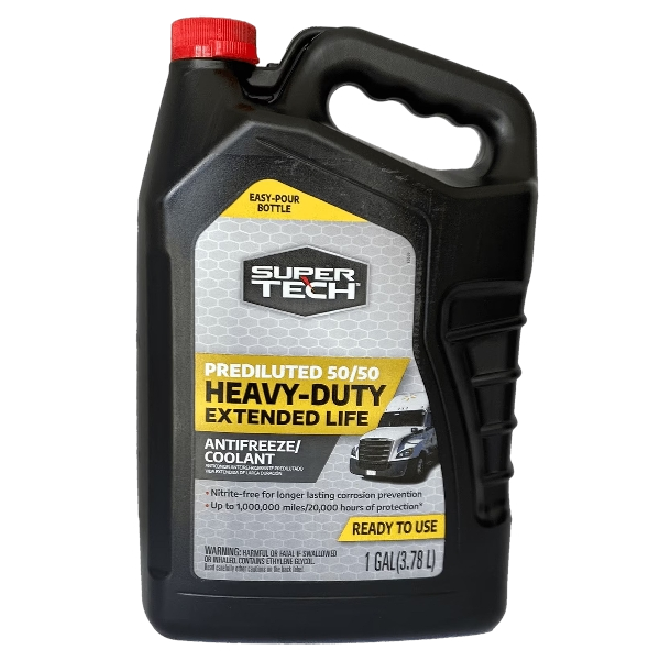 Super Tech Prediluted 5050 Heavy-Duty Extended Life AntifreezeCoolant, 1 Gallon